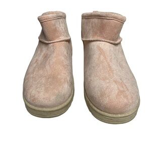 21. Boston Mini Pink Suede Lined Boots 9
